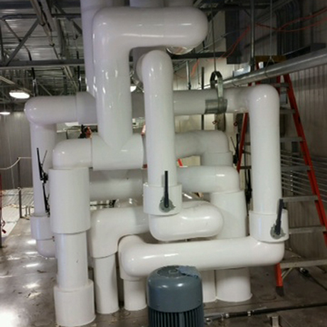 Pipe Insulation in a Mechanical Room
